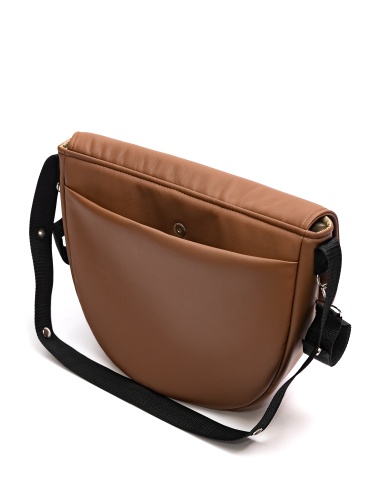 Сумка для коляски коричневая экокожа фото 3