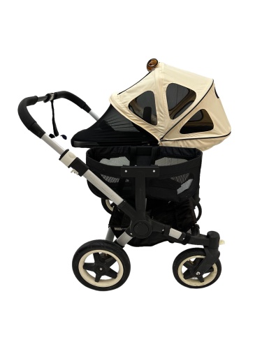 Капюшон летний Beige BABYNITTO для колясок Bugaboo Donkey