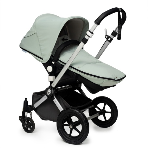 Капюшон сменный с клапаном Mint caramel фирмы BABYNITTO для колясок Bugaboo Cameleom Fox Lynx фото 5