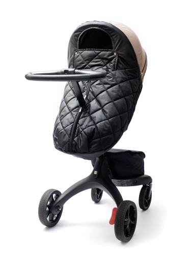 Ветрозащита Babynitto для коляски Stokke, Dsland черная 