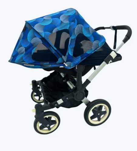 Капюшон летний Balls BABYNITTO для колясок Bugaboo Donkey