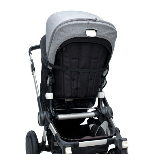 Накидка на ножки для коляски чёрная фото 2