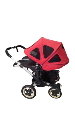 Капюшон летний Red BABYNITTO для колясок Bugaboo Donkey фото 2
