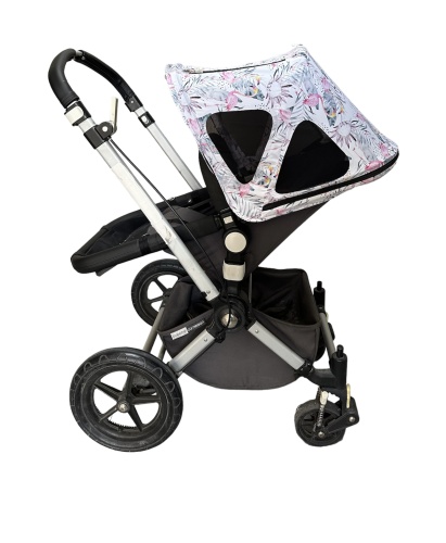 Капюшон летний Flamingo фирмы BABYNITTO для колясок Bugaboo Cameleom Fox Lynx фото 3
