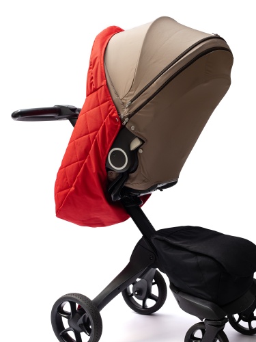 Ветрозащита Babynitto для коляски Stokke, Dsland красная  фото 2