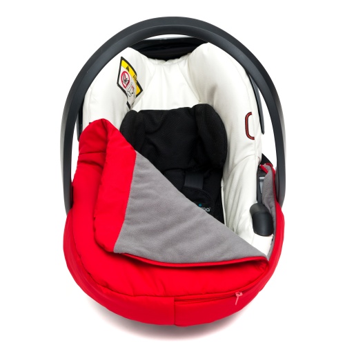 Чехол на ножки для автолюльки красный фото 2