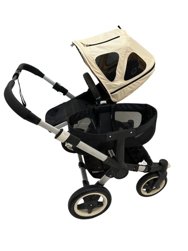 Капюшон летний Beige BABYNITTO для колясок Bugaboo Donkey фото 2