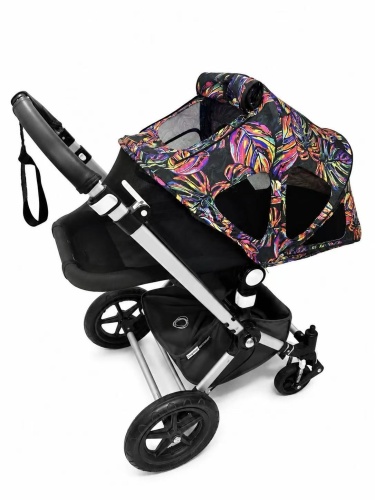 Капюшон летний Экзотика фирмы BABYNITTO для колясок Bugaboo Cameleom Fox Lynx фото 3
