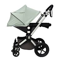 Капюшон сменный с клапаном Mint caramel фирмы BABYNITTO для колясок Bugaboo Cameleom Fox Lynx