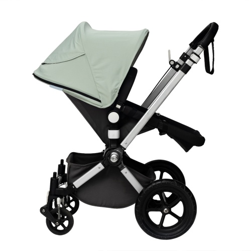 Капюшон сменный с клапаном Mint caramel фирмы BABYNITTO для колясок Bugaboo Cameleom Fox Lynx фото 4