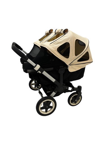 Капюшон летний Beige BABYNITTO для колясок Bugaboo Donkey фото 3