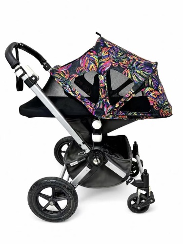 Капюшон летний Экзотика фирмы BABYNITTO для колясок Bugaboo Cameleom Fox Lynx