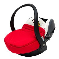 Чехол на ножки для автолюльки красный