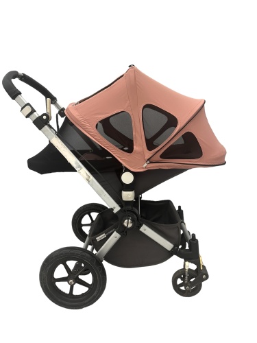 Капюшон летний Dusty Rose фирмы BABYNITTO для колясок Bugaboo Cameleom Fox Lynx