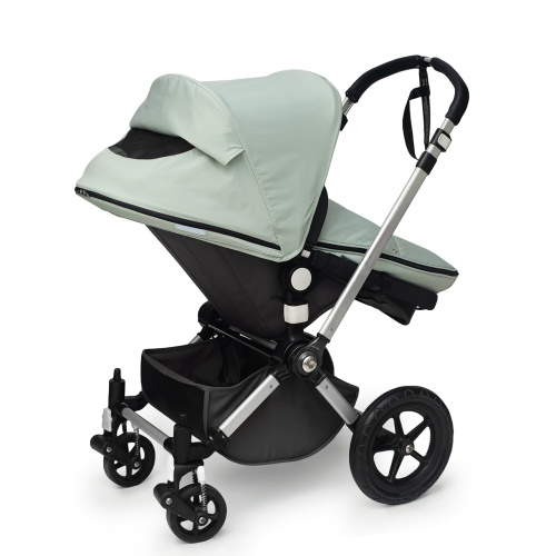 Капюшон сменный с клапаном Mint caramel фирмы BABYNITTO для колясок Bugaboo Cameleom Fox Lynx фото 3
