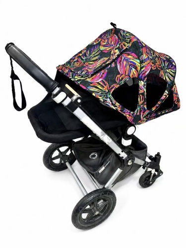 Капюшон летний Экзотика фирмы BABYNITTO для колясок Bugaboo Cameleom Fox Lynx фото 2