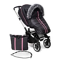Универсальный теплый чехол на коляску спорт глэм 21
