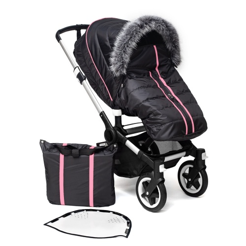 Универсальный теплый чехол на коляску спорт глэм 21
