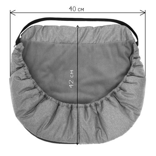 Чехол на ножки для автолюльки красный фото 3